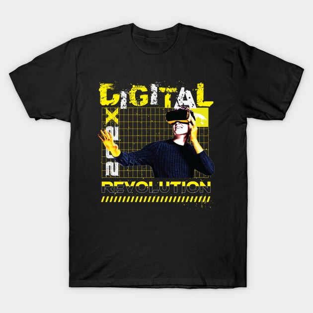 Digital Revolution T-Shirt by RadioaktivShop